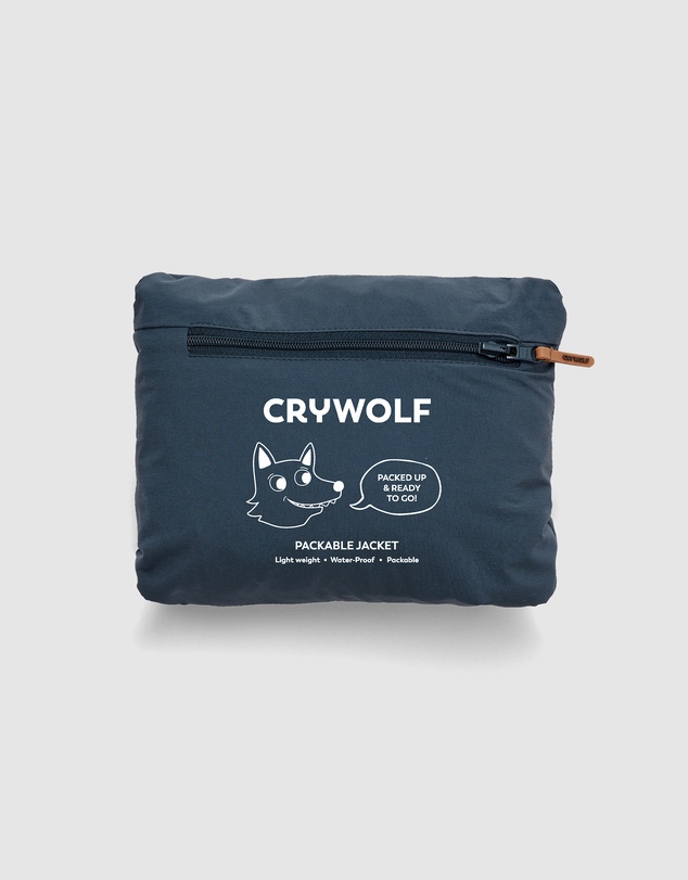 Crywolf - PACKABLE JACKET Indigo