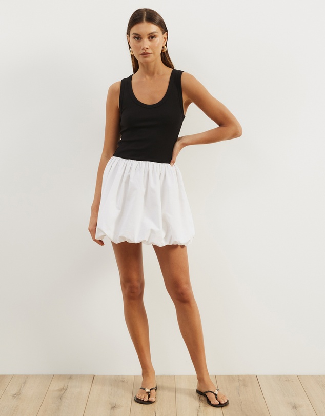 Atmos&Here - Nikki Bubble Hem Mini Dress
