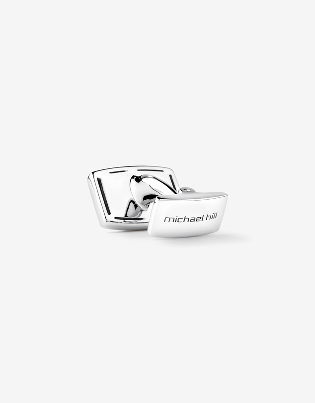Michael Hill - Men's Silver Rectangle Cufflinks