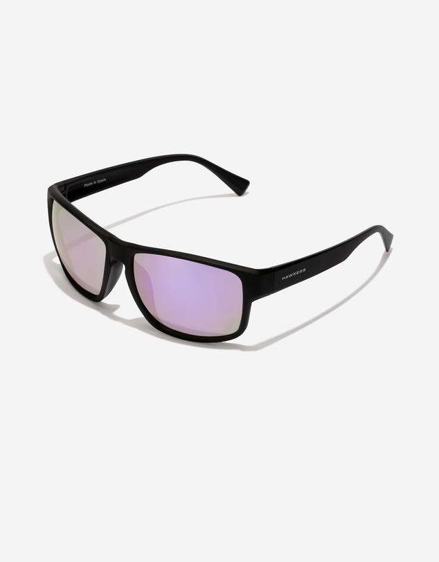 Hawkers Co - HAWKERS - FASTER RAW Black Light Purple Sunglasses for Men and Women UV400