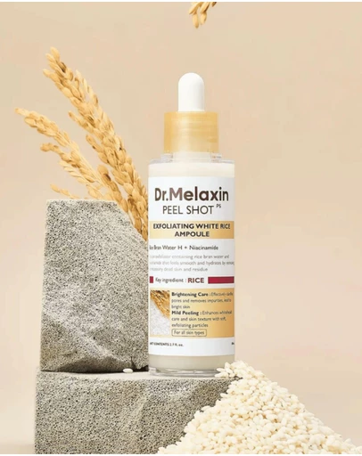 Dr Melaxin - Peel Shot Exfoliating White Rice Ampoule 80ml
