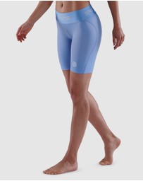 SKINS - SKINS Compression Women's Series-1 Activewear Half Tight Sky Blue