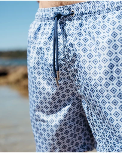 Swim Shady - Coastal Blue Swim Shorts