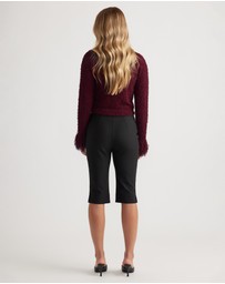 Decjuba - Morgan Fringe Cuff Cardigan