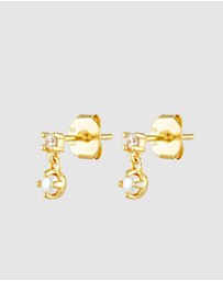 HOUSE OF SLANI - Thea Gem Pearl Studs