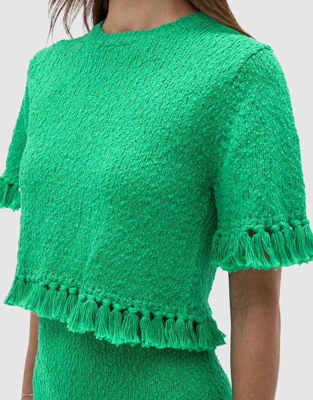 Seed Heritage - Boucle Tassel Knit