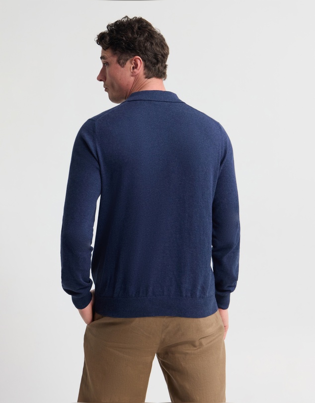 Oxford - Dominic Polo Cashmere Blend Knit