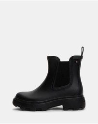 Tommy Hilfiger - Kassandra Rubber Flag Cleated Rainboots - Women's