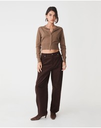 Forcast - Cassie Crew Neck Cardigan