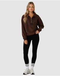 Lorna Jane - Clubhouse Polar Fleece Half Zip Sweater