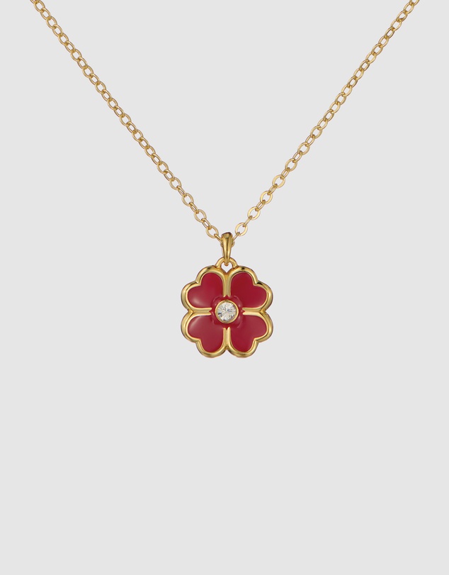 Ted Baker - FERN: Enamel Flower Pendant Necklace