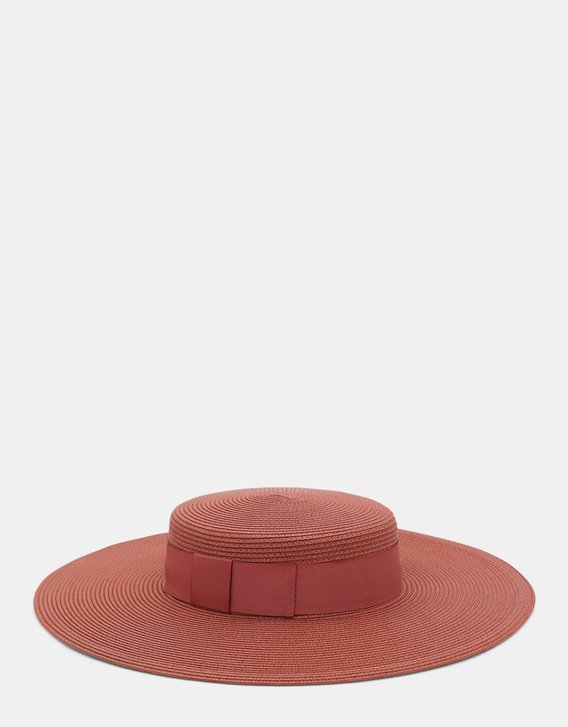 Morgan & Taylor - Macy Racewear Boater in Rose Pink