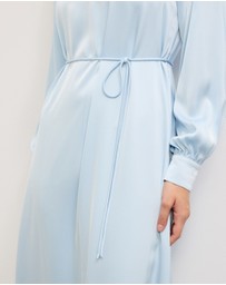 The Fated - Josephine Satin Midi Dress