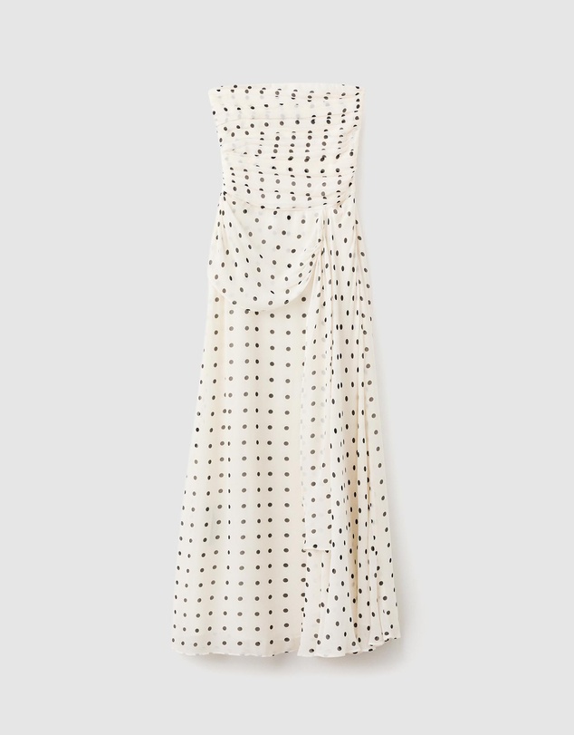 M.N.G - A-Line Polka-Dot Dress
