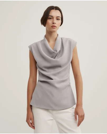 Witchery - Crepe Cowl Tank Top
