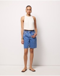 AERE - Maris Pintuck Linen Top
