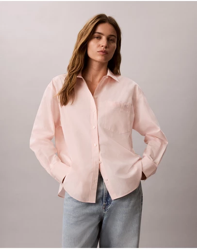 Calvin Klein Jeans - Cotton Poplin Relaxed Button-Down Shirt