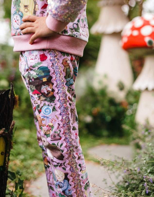 Fleur Harris - 'Faraway Friends' Magic Faraway Tree Track Pant in Lilac