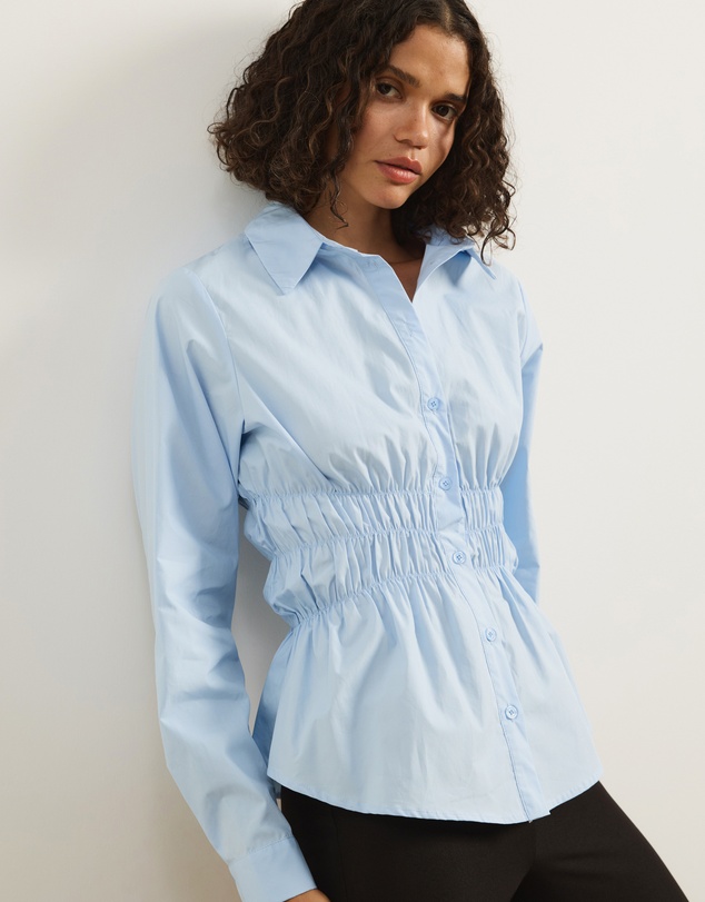 Atmos&Here - Tilly Gathered Waist Shirt