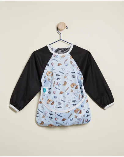 itti bitti - Sleeved Bib Smock - France