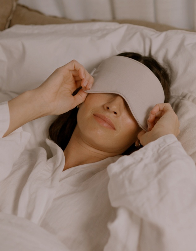 IKOU - Linen Sleep Mask - Mauve