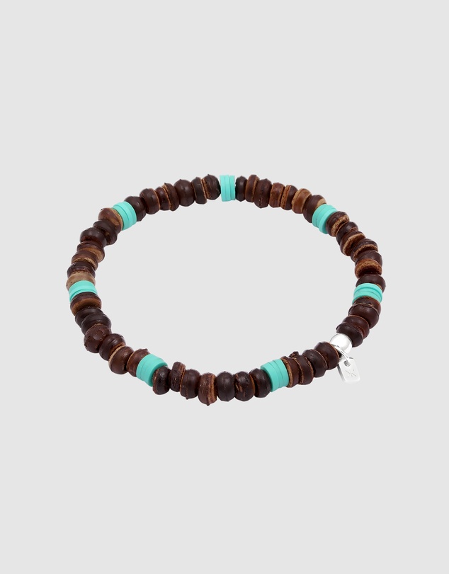 Kuzzoi - ICONIC EXCLUSIVE - Coconut Donut Bead Bracelet in 925 Sterling Silver
