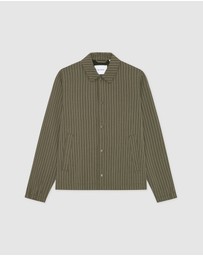 Les Deux - Pinstripe Coach Jacket