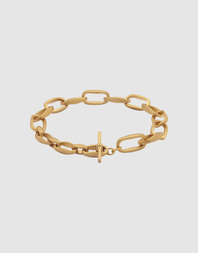 Elli Jewelry - Bracelet Chunky Chain 925 Sterling Silver Gold-Plated