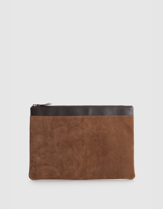 Evity - Harris Suede/Leather Laptop Case
