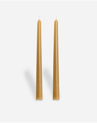 Love Ally - Beeswax Taper Candle (Set of 2)