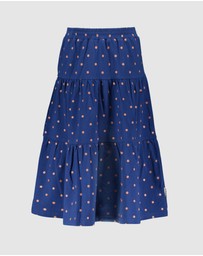 B.Nosy - Polka Dot Maxi Skirt - Kids-Teens
