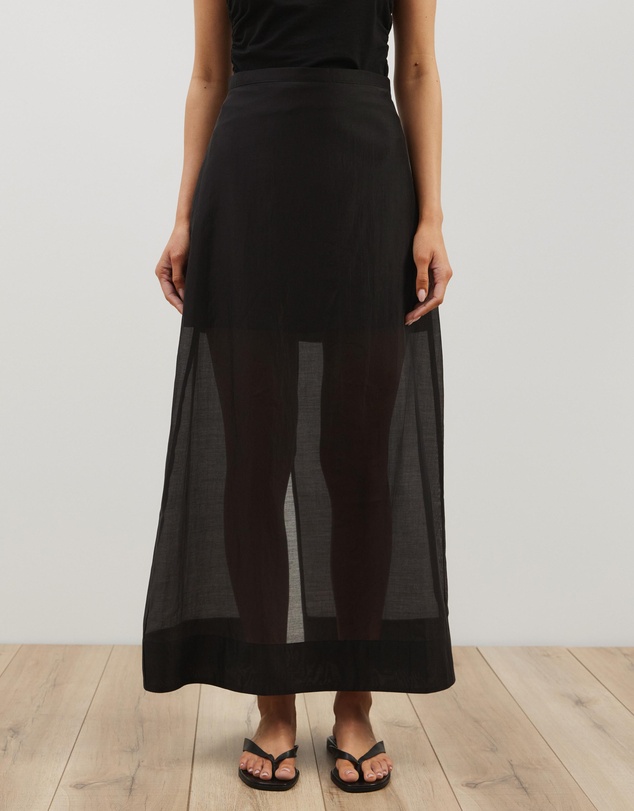 Atmos&Here - Lola Organza Sheer Maxi Skirt