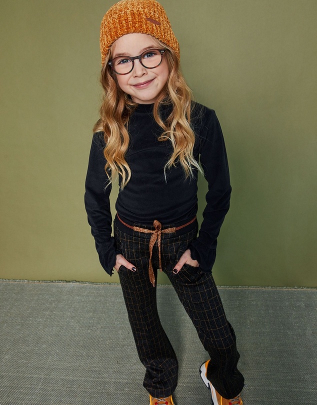 NONO - Sahara Flared Check Pants - Kids-Teens