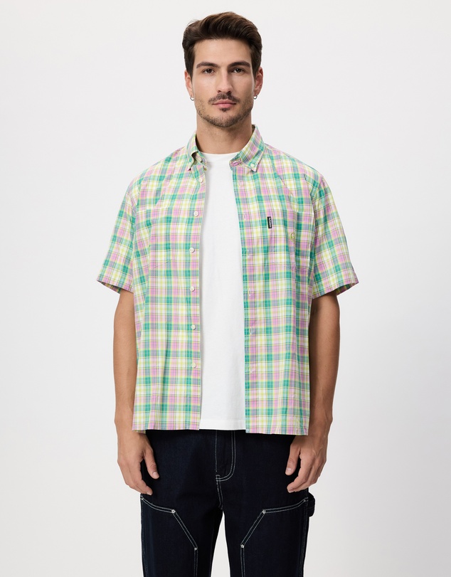 No Problemo - Alieno Embroidered SS Check Shirt