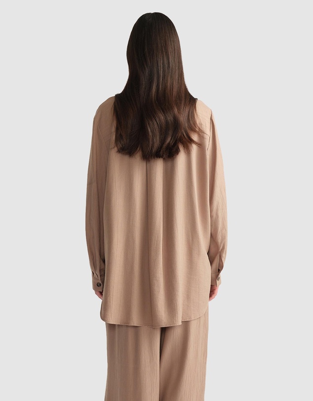 Decjuba - D-Luxe Collarless Shirt