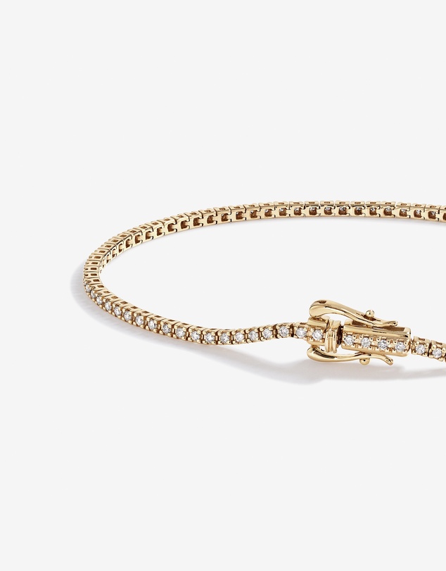 Michael Hill - 0.82 Carat TW Diamond Tennis Bracelet in 10kt Yellow Gold