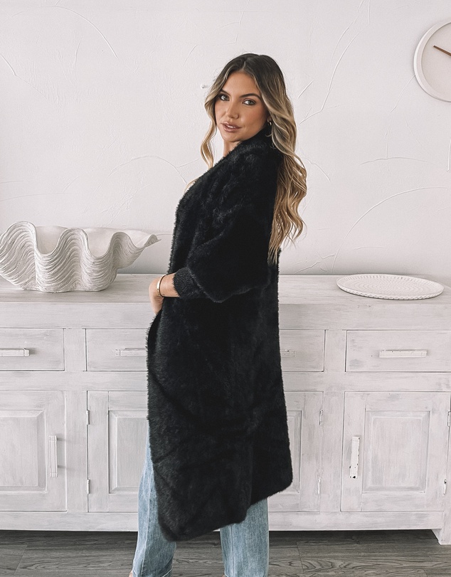 Esther & Co - Fiorelle Cardigan - Black