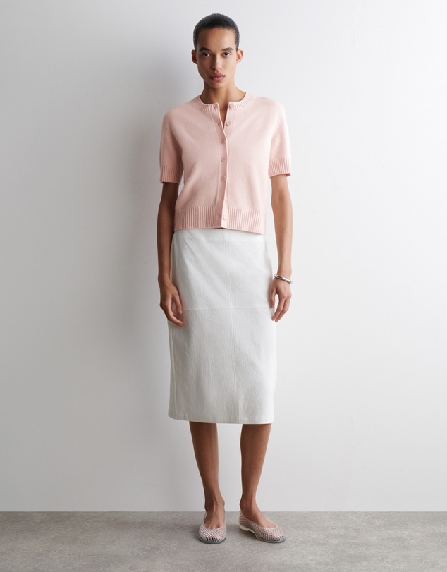 COS - Merino Wool Short-Sleeved Cardigan