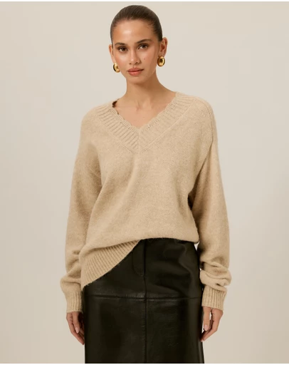Tussah - Georgia V-Neck Relaxed Jumper