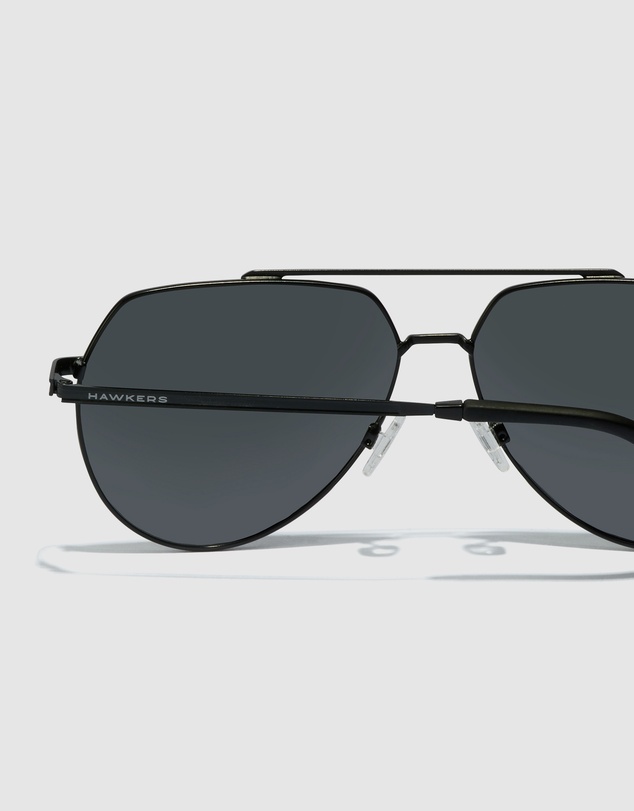 Hawkers Co - HAWKERS - Polarized Black SHADOW Sunglasses for Men and Women UV400