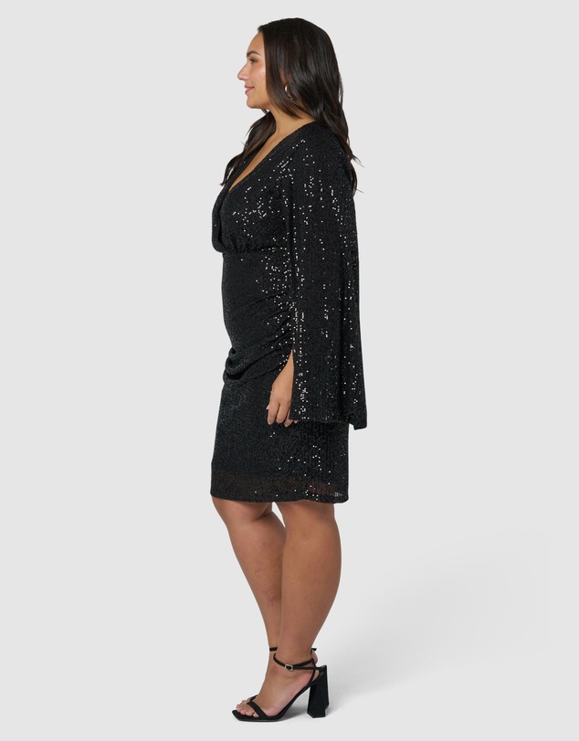 Pink Dusk by Curve Project - One Time Sequin Mini Dress