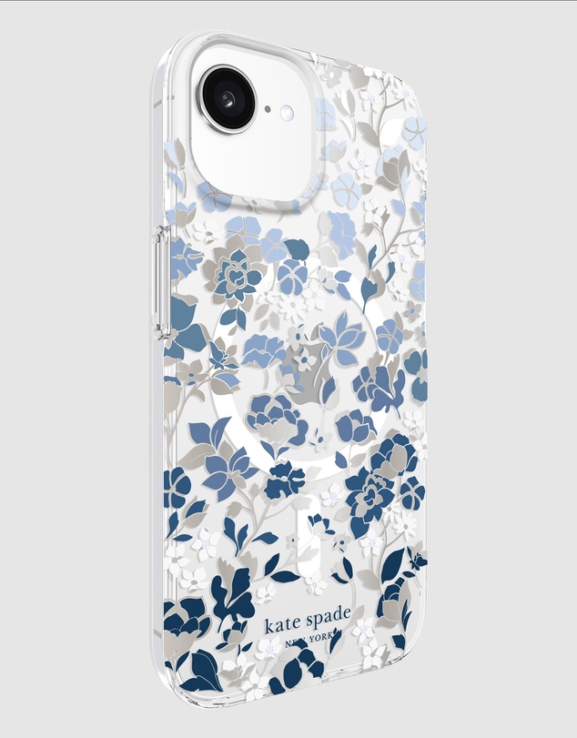 Kate Spade - Kate Spade Flowerbed Blue Case & Wallet Bundle Pack