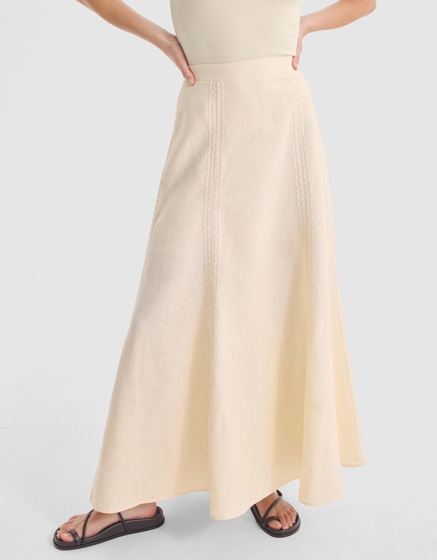 Morrison - Maisey Linen Skirt