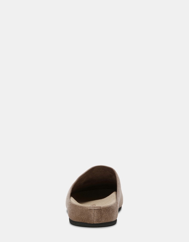 Steve Madden - Fern Taupe Suede Mule Flats
