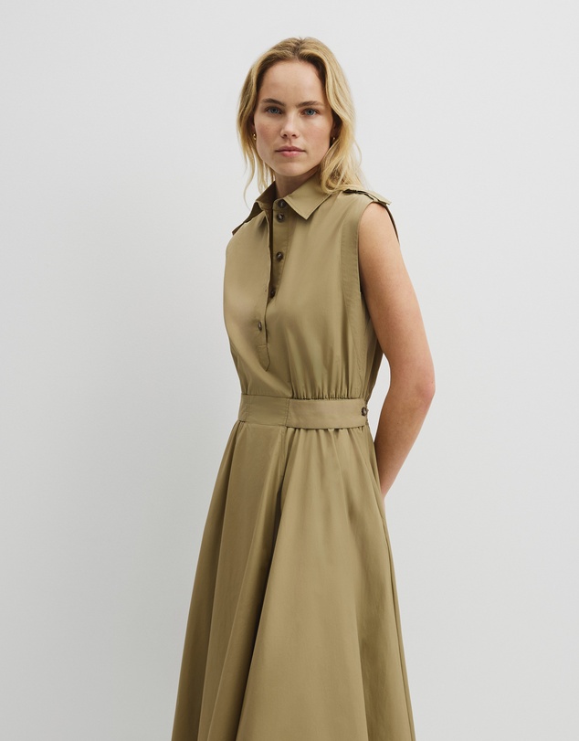 Country Road - Australian Cotton Fit-and-flare Midi Dress