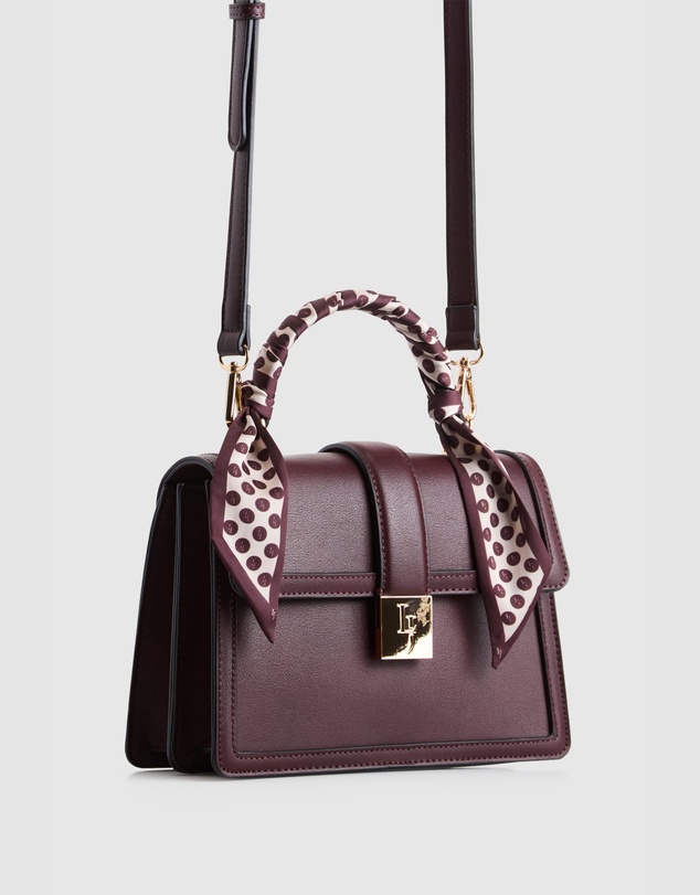 Laura Jones - Scarf Top Handle Bag