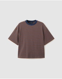 M.N.G - Striped Short-Sleeved T-Shirt