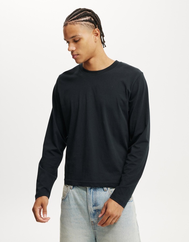 Cotton On - Organic Cropped Fit Long Sleeve