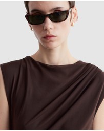& Other Stories - Draped Sleeveless Midi Dress