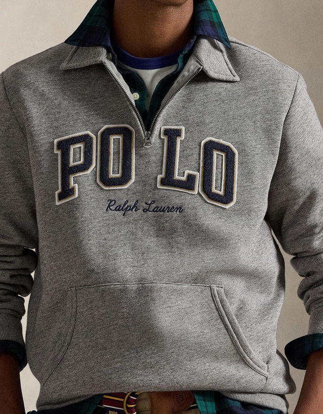 Polo Ralph Lauren - Logo Fleece Collared Sweatshirt